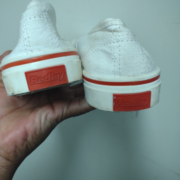 Redley Unisex White Skateboarding Sneakers Size 5 - Picture 8 of 13